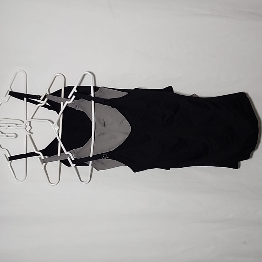 Source Unknown Black and Gray Camisole